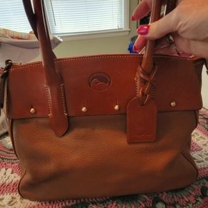 Dooney & Bourke Wilson Chestnut Pebble Leather Handbag